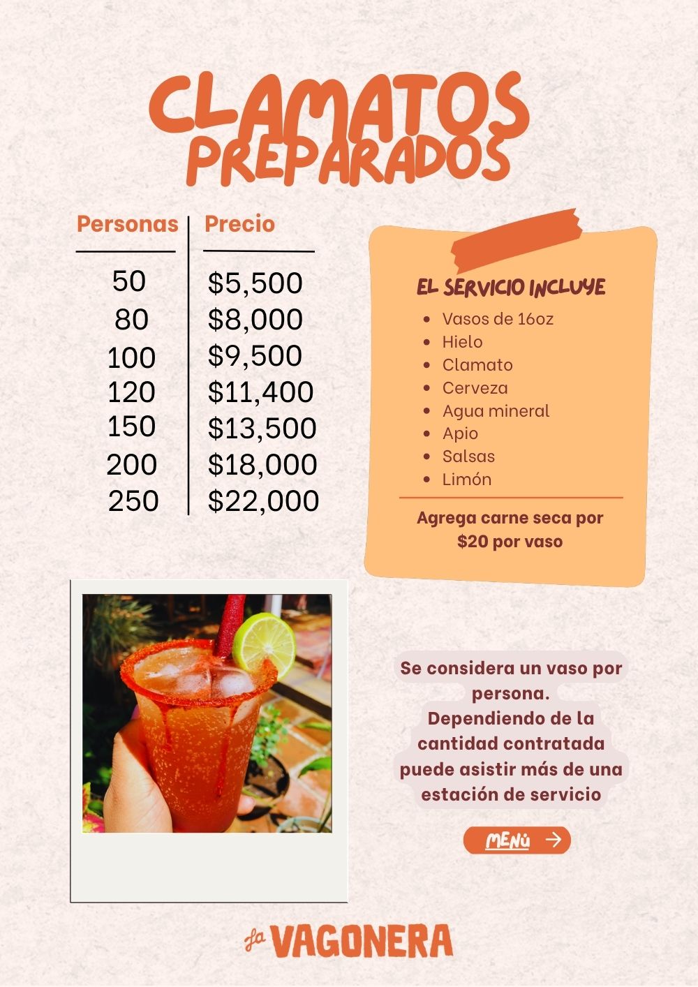 La Vagonera — Clamatos